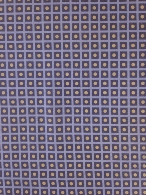 Popeline Imprimée de Luxe à Motifs Géométriques Carrés – Image 4