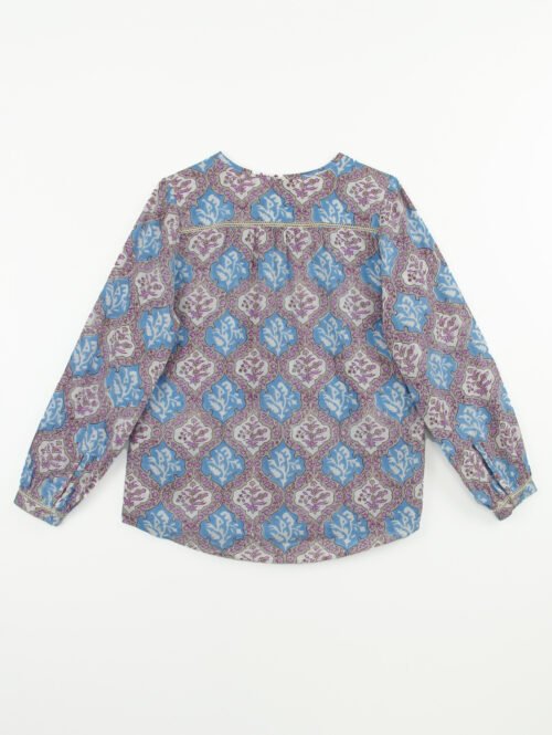 Patron blouse femme à plat de dos