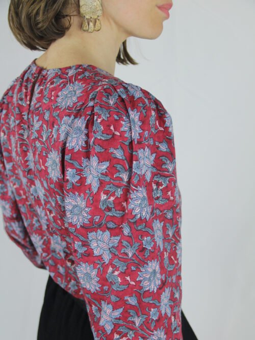 Blouse Ruby patron couture femme – version habillée avec pantalon fluide