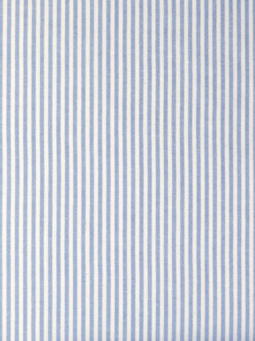 Chambray viscose- rayé Blanc Bleu – Image 4