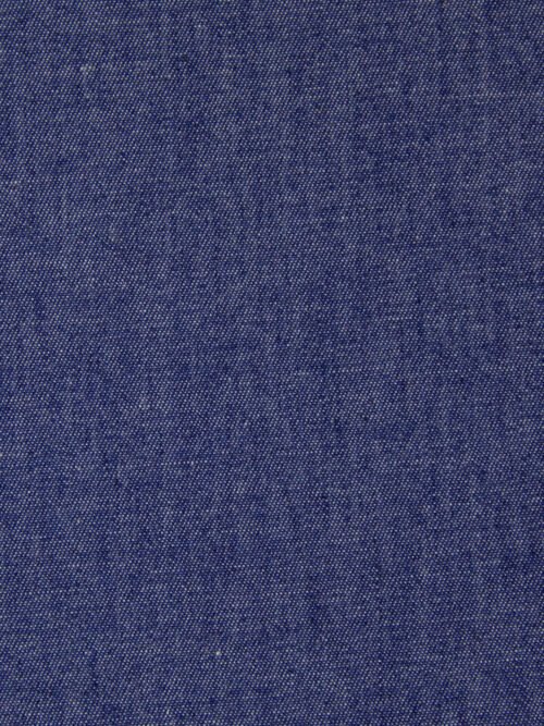 Chambray Uni coton - Bleu Denim Moyen foncé