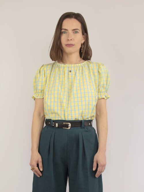 Kit couture blouse Ruby porté – vue de face