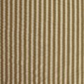 Détail du tissu seersucker rayures ocre sous la lumière