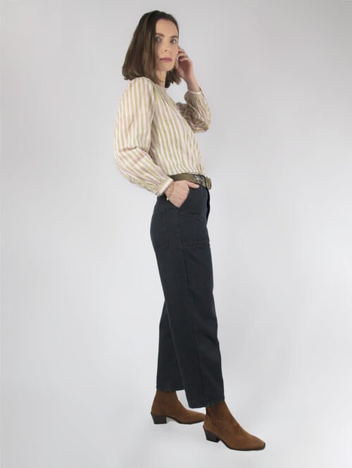 Pantalon Shelby en mouvement – patron couture pantalon femme ample