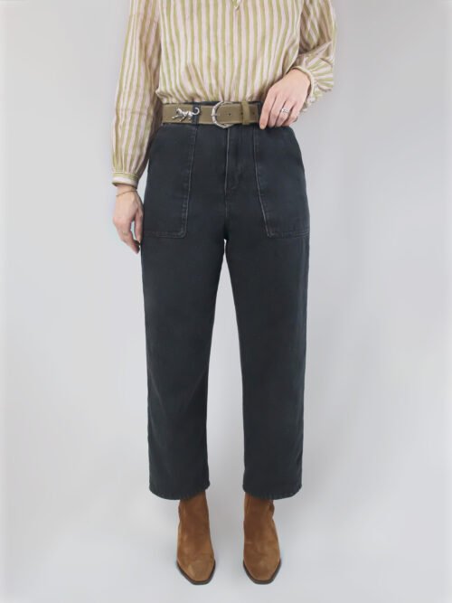 Pantalon Shelby avec mains dans les poches – patron couture pantalon femme avec poches pratiques