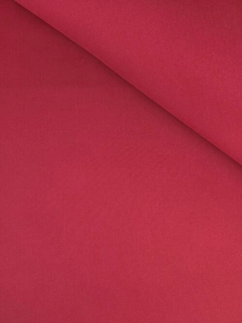 Zoom texture émerisée – gabardine de luxe Grenat