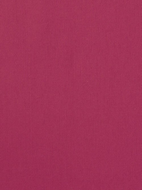 Détail tissage gabardine coton Rose Fuchsia – texture dense